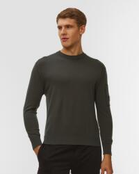 C.P. Company Pulover Pentru Bărbați C. p. Company Extrafine Merino Wool Crewneck Sweater Gri