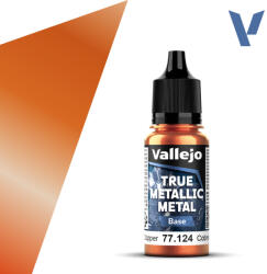 Acrylicos Vallejo VALLEJO TRUE METALLIC 77.124 Rézmetál akril airbrush festék 18 ml () (577124)