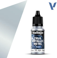 Acrylicos Vallejo VALLEJO TRUE METALLIC 77.121 Ezüstmetál akril airbrush festék 18 ml () (577121)
