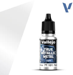 Acrylicos Vallejo VALLEJO TRUE METALLIC 77.101 Ezüstmetál akril airbrush festék 18 ml () (577101)