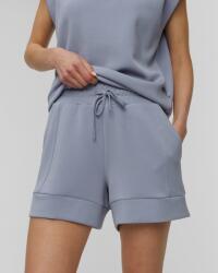Varley Pantaloni Scurți Albaștri De Trening Pentru Femei Varley Atrium High Rise Short 4.5