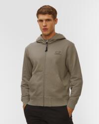 C.P. Company Hanorac Pentru Bărbați C. p. Company Diagonal Raised Fleece Hooded Full Zip Sweatshirt Bej