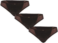 BOSS 3PACK Fekete BOSS női tanga (50550374 001) L