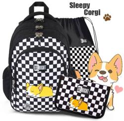 St. Majewski St. Right iskolatáska, hátizsák 39 cm SZETT- Sleepy Corgi (691287/SZETT)