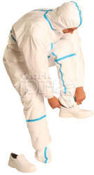  Overál Tyvek classic plus lábvédővel kapucnis antisztatikus fehér