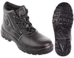 ELBA (S2) munkavédelmi bakancs, acélkapli, kényelmes talpbélés, széles orr-rész,