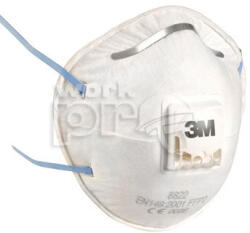 3M Porálarc 3M 8822 FFP2 szelepes részecskeszűrő fehér
