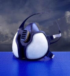 3M Félálarc 3M 4255 FFA2P3D kombinált fix szűrős kék