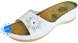 Leon Női papucs, virág dísszel,