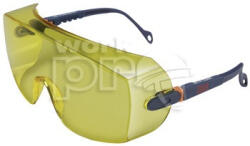 3M Védőszemüveg 3M 2802-es szemüvegre vehető karcálló állítható sárga