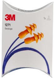 3M Füldugó 3M 1271 többször használatos tartódobozzal (SNR 25dB) kék/narancs