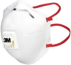 3M Félálarc 3M 8833 FFP3 R D szelepes részecskeszűrő fehér