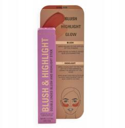 Revolution Arcpirosító/ highlighter Revolution Blush&Highlight Coral/Dew, stift (5057566659642)