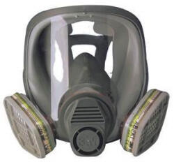 3M Teljes álarc 3M 6800 fekete M