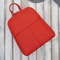 ABRUZZO női kis bőr hátizsák | piros