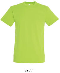 SOL'S Uniszex REGENT kereknyakú rövid ujjú pamut póló, SOL'S SO11380, Lime-XS (so11380li-xs)
