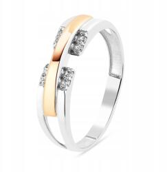 Ezüst Gyűrű Arany 1596 16-os méret