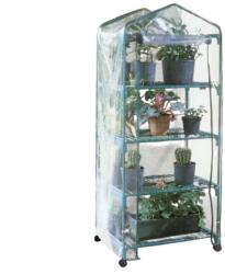 Verdemax Polcos fóliasátor kerékkel 70x50xh164