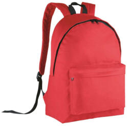 Kimood KI0130 klasszikus hátizsák bélelt hátrésszel Kimood, Red/Black-U (ki0130re-bl-u)