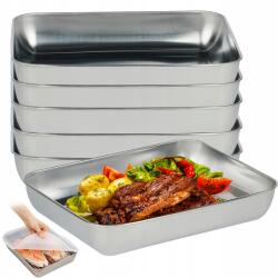 Bedee Ebéddoboz Acél 6db Nem engedi át a szagokat Ideális a munkához (Pudełko Crisp-free)