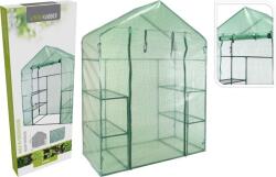  Polcos fóliasátor zöld színben, 143x73x195 cm