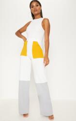 Prettylittlething Kombidressz, fehér, hosszú ujjú, Size 38, poliészter