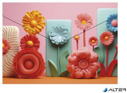 Panta Plast Irattartó tasak, A4 PP, patentos, 180 mikron, PANTA PLAST "Modern Flowers (0410-0062-61) - alter