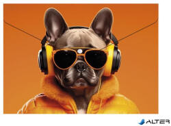 Panta Plast Irattartó tasak, A4 PP, patentos, 180 mikron, PANTA PLAST "Cool dog (0410-0062-60) - alter