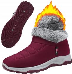  Női hótaposó cipő, csúszásgátló, bélelt, Size 36-41 (damska Sniegowce zimowe buty)