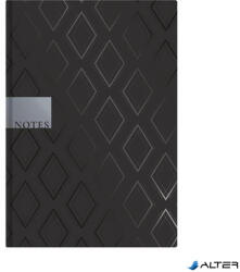 TopTimer Jegyzetfüzet, A5, vonalas, 96 lap, TOPTIMER "Notes", fekete gyémánt (26C167N-010) - alter