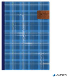 TopTimer Jegyzetfüzet, A5, vonalas, 96 lap, TOPTIMER "Notes", kék skótkockás (26C167N-003)