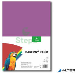 STEPA Rajzlap A3, 180g, 5x12 lap, STEPA, vegyes színek (240131026) - alter
