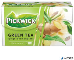 Pickwick Zöld tea, 20x1, 5 g, PICKWICK, gyömbér-citromfű (4008431) - alter