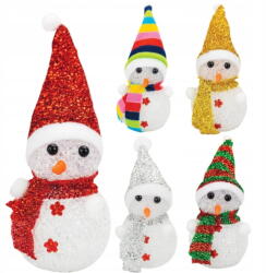 Vergionic Karácsonyi dekorációs figura Led hóember 15cm (0475)