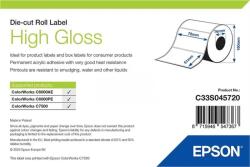 Epson fényes, papír etikett címke, 76*51 mm, 2310 címke/tekercs (rendelési egység 6 tekercs/doboz) (7113761) - etikett-cimke-shop