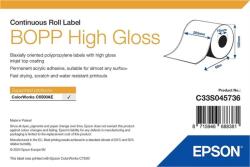 Epson fényes műanyag (PP) folyamatos címke, 203 mm * 68 méter (rendelési egység 4 tekercs/doboz) (C33S045736) - etikett-cimke-shop