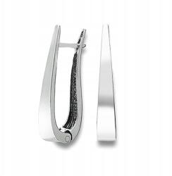  Hosszú impozáns minimalista egyszerű ezüst fülbevaló Ezüst 925 (ob438)