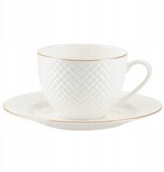 Villa Italia Kávés/teáscsésze 250 ml Bari Gold csészealjjal (ES719)