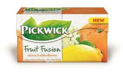 Pickwick Gyümölcs tea 20x2 g Pickwick Fruit fusion SÁRGA citrom, narancs, mangó, gyömbér-citrom és bodzavirággal (65306) - irodaszerpiac