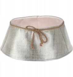 Florada Dekoratív ezüst karácsonyfa törzsvédő 40-60xh25cm Karácsonyfa Szoknya Nagy (8720573350860)