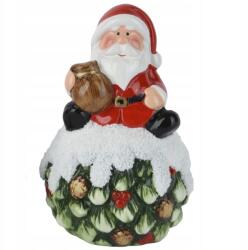 Kaemingk Karácsonyi figura Mikulás hóember terrakotta 12, 5cm 1db (8720725165557)