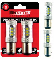 EinParts Led Izzók 12V P21W/5W 16 Cree 6000K