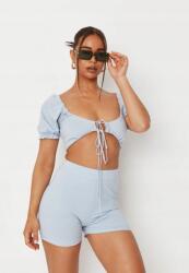 Missguided Kék Kötős Top (34) (351234)