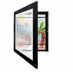 Artnapi Nyitható keret A4 34x25 cm - gyerekképekhez és fotókhoz (Rama Do Zdjęć I Obrazów A4 Czarna)