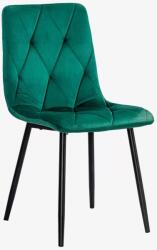 Chairs ON Scaun living catifea BUC 210 Verde - confort, stil modern, cadru metalic solid