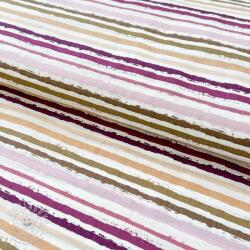  Pamutvászon Small stripes Snoozy old pink