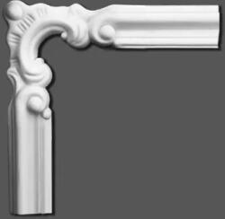 Manavi Chenar decorativ Manavi din poliuretan B10-3 - 10.7x10.7x1.6 cm (MVI-B10-3-10.7x10.7x1.6)