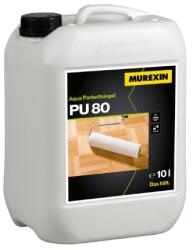 Murexin PU 80 - Lac parchet pe baza de apa, lucios sau semimat (Variante produs: Lucios, Ambalare: Bidon 10 lt) (MRX-11253)