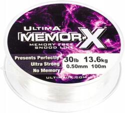 Ultima Strapabíró Horgászzsinór Ultima Memor-x 30LB 13.6KG 0.55MM 100M Crystal (5391542464722)
