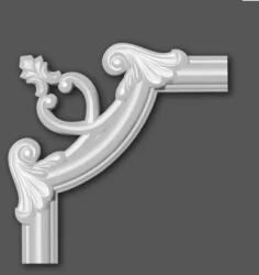 Manavi Chenar decorativ Manavi din poliuretan B22-2 - 18x18x1.6 cm (MVI-B22-2-18x18x1.6)